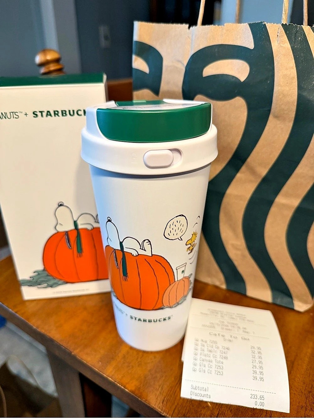 Starbucks Peanuts x Starbucks The Great Pumpkin Stainless Steel Tumbler The